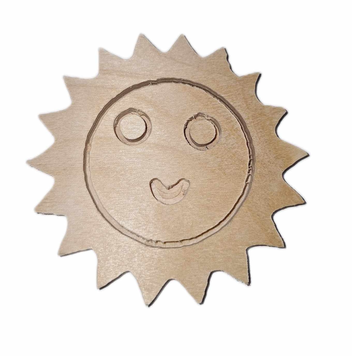 Sluníčko s úsměvem - Dřevěné výřezy