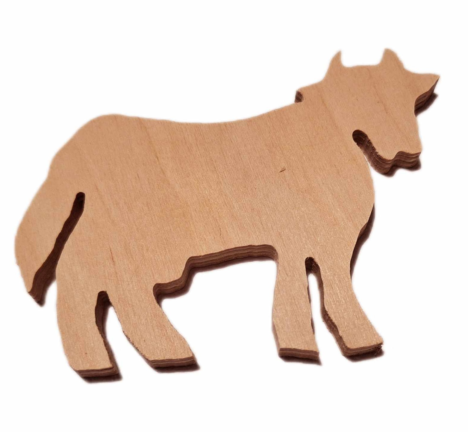 Kráva - Dřevěné výřezy