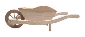 Trakař dřevěný s korbou, 100 cm