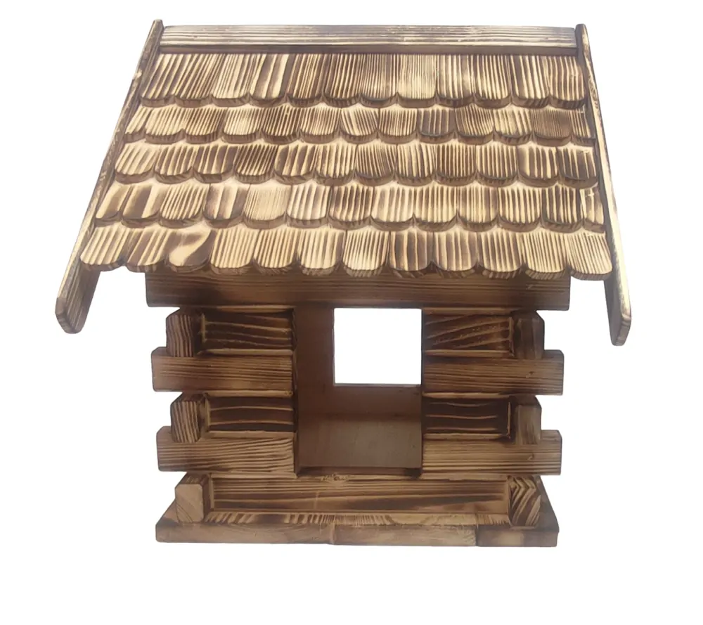 Krmítko pro ptáky - střední (opálené)