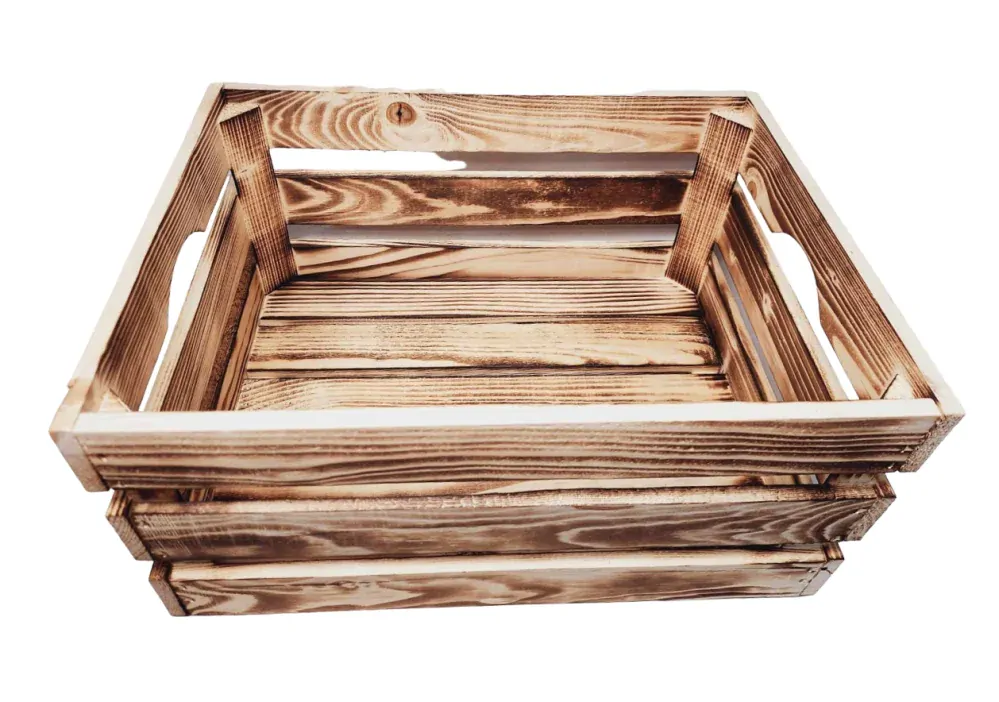 Dřevěná bedýnka 40x30x19 cm