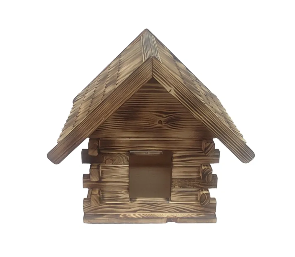 Krmítko pro ptáky - střední (opálené)