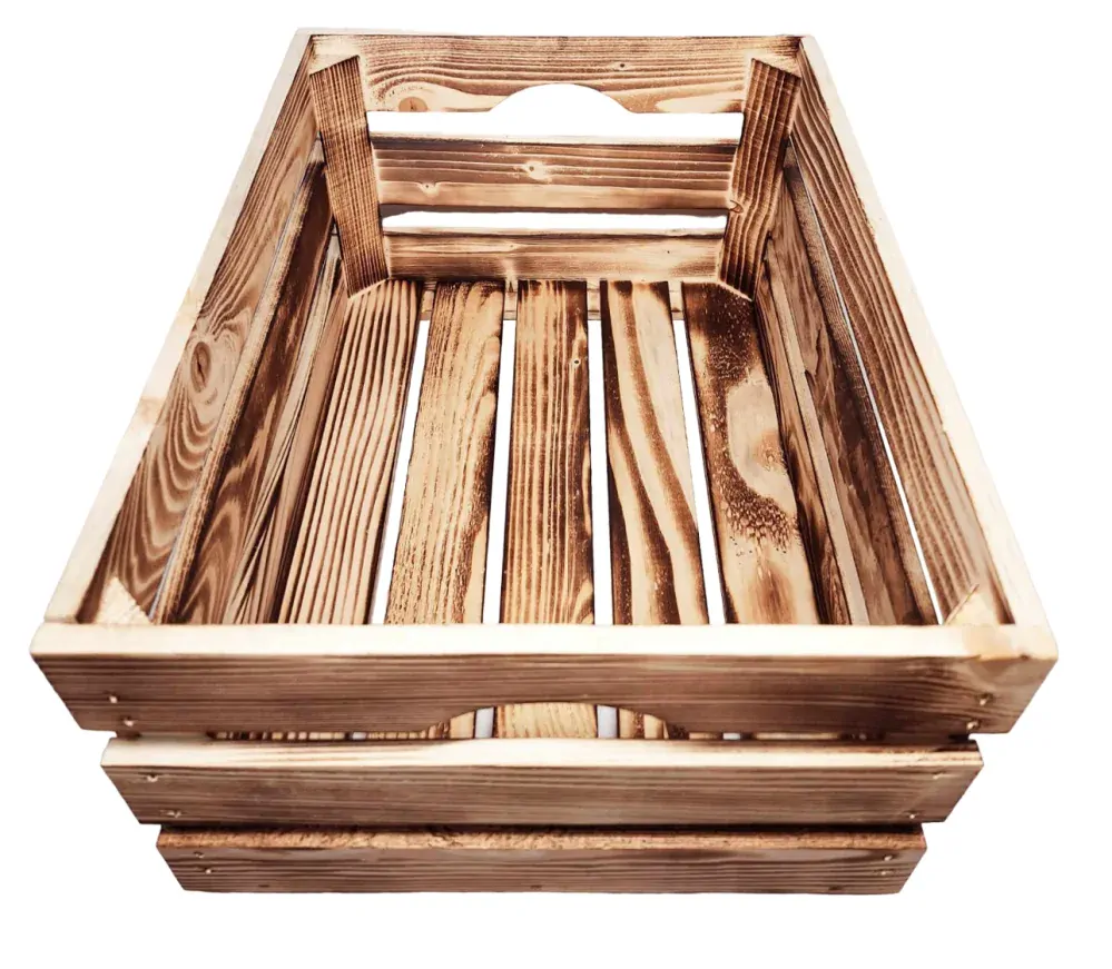 Dřevěná bedýnka 40x30x19 cm