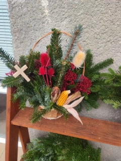 Koš dušičkový 25cm